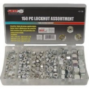 150 pc. Locknut Assortment (comes in plastic case)