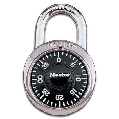 1500 MASTER 3/4" Shackle Combination Lock