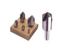 5 pc Single Flute High Speed Countersink Set 82 Degree