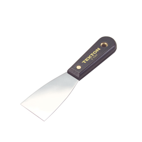 2" PUTTY KNIFE FLEXIBLE BLADE STAINLESS STEEL WITH WOOD HANDLE 2" PUTTY KNIFE FLEXIBLE BLADE STAINLESS STEEL WITH WOOD HANDLE