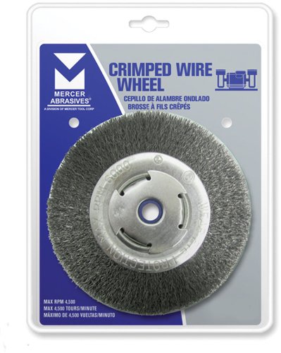 6" x 3/4" (2", 1/2", 5/8") Crimped Wire Wheel by MERCER/CHAMPION