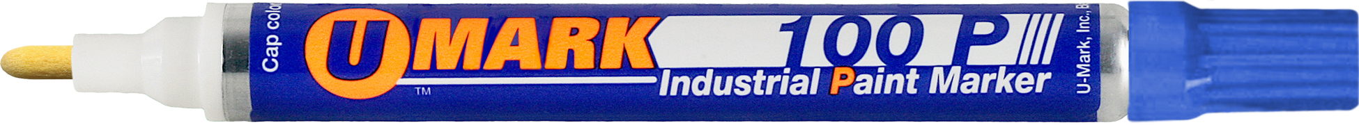 INDUSTRIAL BLUE PAINT MARKER by U-MARK