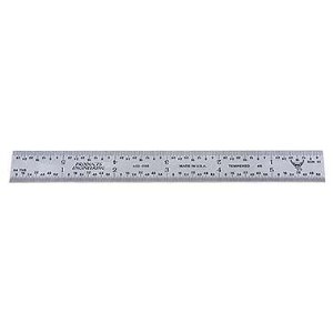 12" 16R STEEL FLEXIBLE RULE MADE IN U.S.A. by PEC