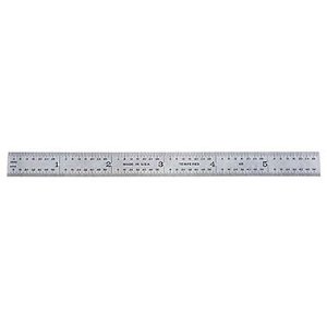 401-018  18" Length Style 4R 3/4" Width FLEXIBLE RULE Graduations: 8ths,16ths,32nds & 64ths MADE IN U.S.A.