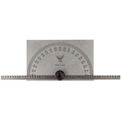 5190 Rectangle Protractor (supplied with 6" graduated rule) MADE IN U.S.A.