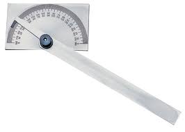  Protractor Rectangular Head  3 1/2" x 2" dia. (stainless steel)