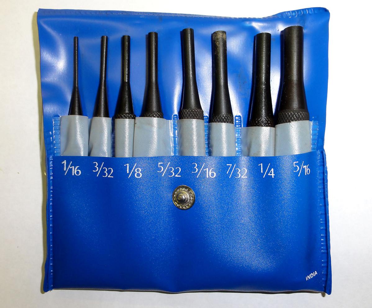 8 PC. DRIVE PIN PUNCH SET