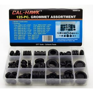 125 pc. Rubber Grommet Assortment (comes in plastic case)