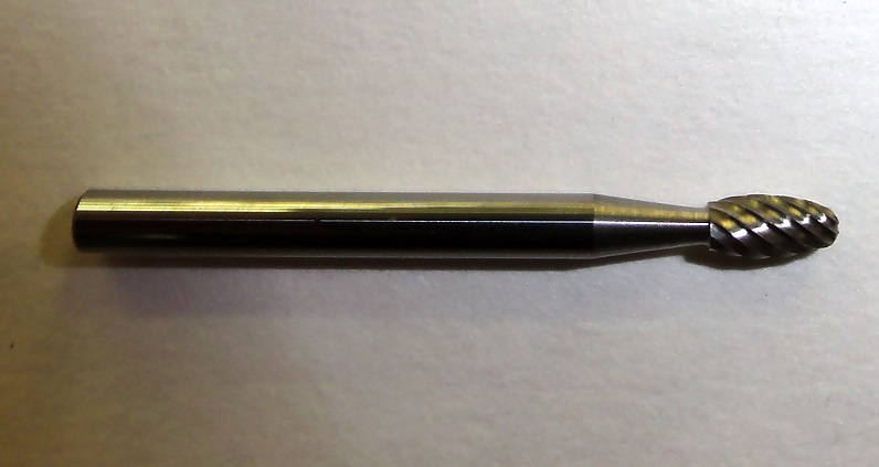 SE-41 1/8" x 7/32" x 1/8" Shank Miniature Solid Carbide Burr