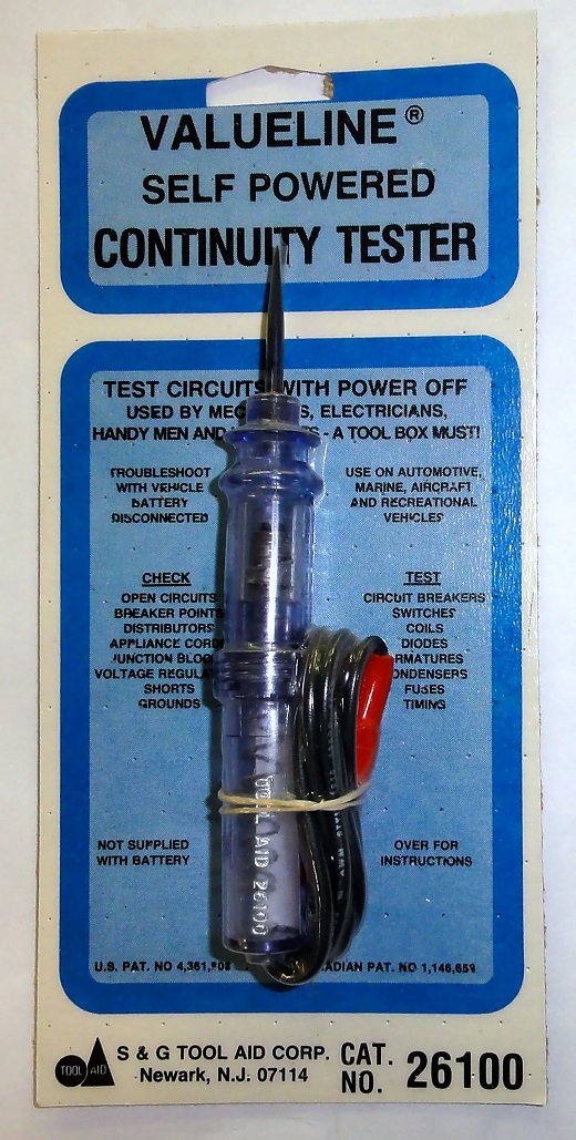 26100 S&G Tool Aid Continuity Tester Self Powered