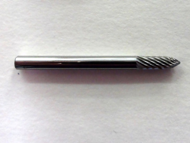 SG-43 1/8" x 3/8" x 1/8" Shank Miniature Solid Carbide Burr