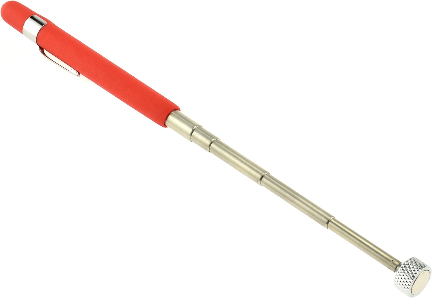  9 lb Telescoping Magnet Pick Up Tool With Clip Red Handle 1