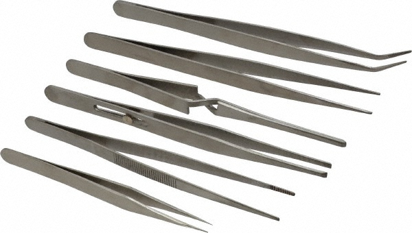 6 pc Tweezer Set