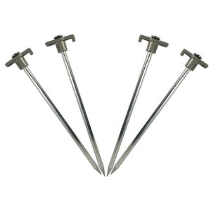 30355 4PC TENT STAKE SET 5/16" x 10"