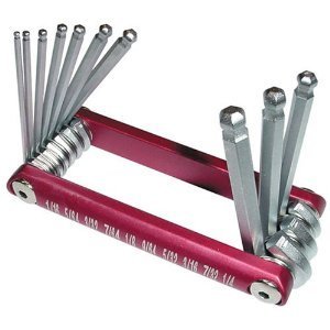 10 pc. Ball Hex Key Set SAE 1/16" to 1/4"