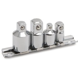 TITAN 4 pc. Chrome Socket Adaptor Set