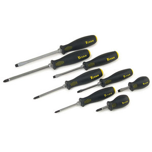 TITAN 8 pc. GETTA-GRIP Screwdriver Professional Set