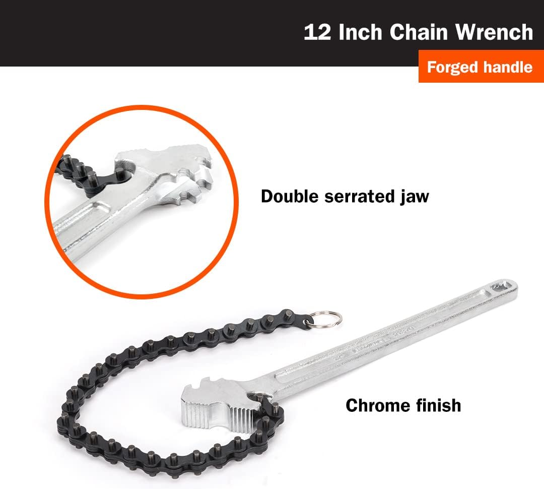 12" Chain Wrench by TITAN 1