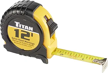 12 ft Quick Read Tape Measure 5/8" Blade by TITAN 1 12 ft Quick Read Tape Measure 5/8" Blade by TITAN 1
