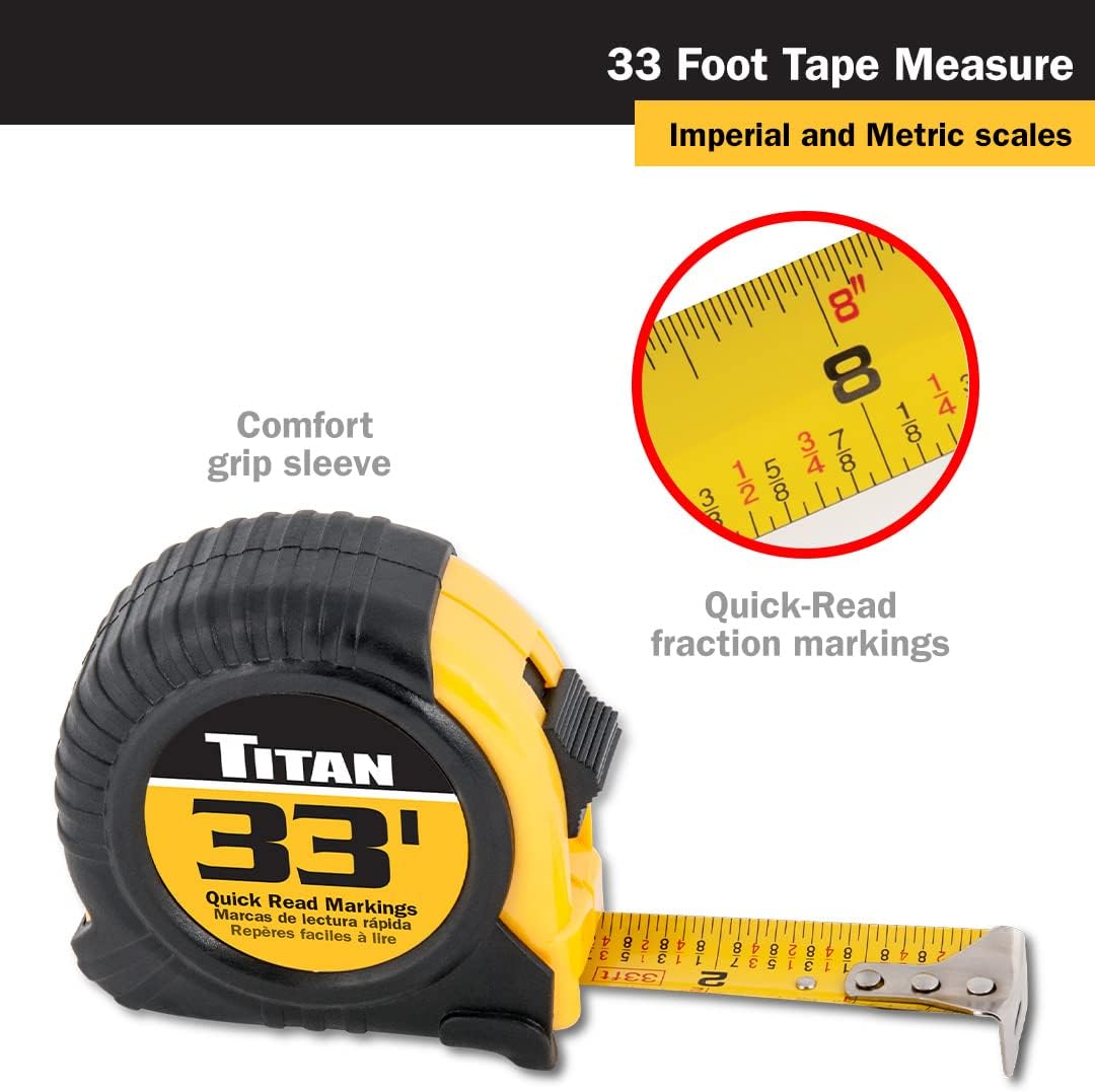 33-Foot Tape Measure by TITAN 1
