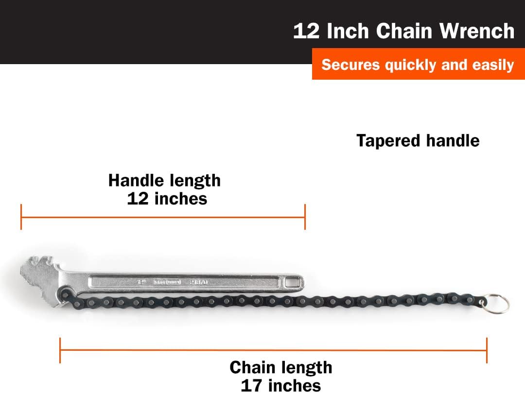 12" Chain Wrench by TITAN 2
