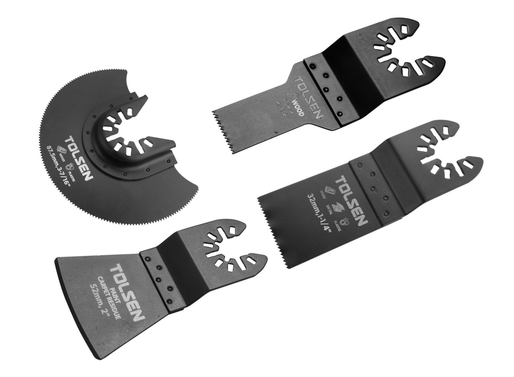 4Pc Oscillating Saw Blade Set