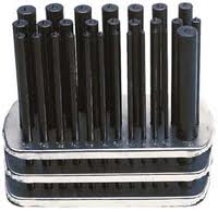 28 pc. Fractional Transfer Punch Set 3/32" to 1/2" by 64ths Plus 17/32"