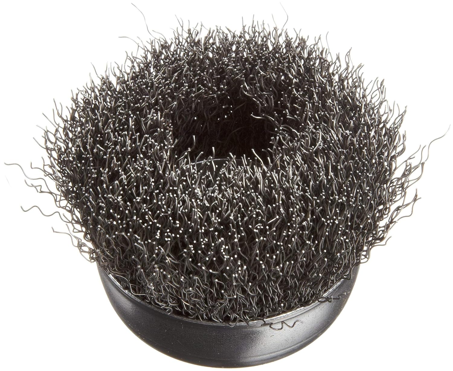 Weiler 3" Dia. x M10 x 1.25 Coarse Crimped Wire Cup Brush 2