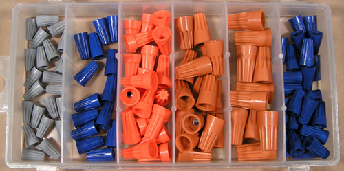 107 pc. Assortment Wire Connector (comes in plastic case)