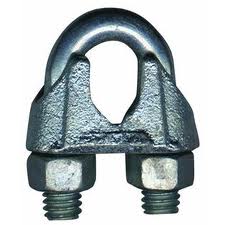 1/2" Wire Rope Clips (Galvanized) 10 in a Pack