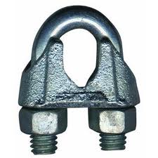 3/8" Wire Rope Clips (Galvanized) 10 in a Pack