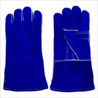 Large Blue Welders GloveS