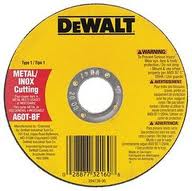 DeWALT 3" Dia. x 1/16" Size x 1/4" Arbor 20,000 RPM Cut Off Wheel, Metal Cutting