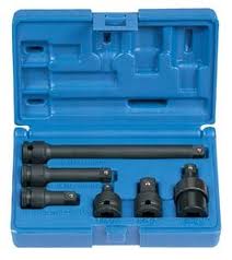 6 Pc. 3/8" Drive Impact Adaptor & Extension Set