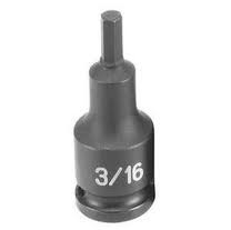 GREY PNEUMATIC 3/8" dr. 3/16" S.A.E. impact hex driver