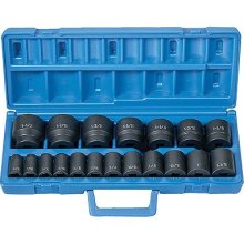 1/2" Drive 19 Pc. SAE Length Fractional Master Socket Set