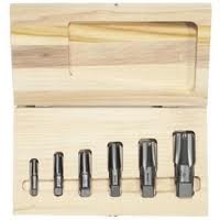 6 Pc. TAPER PIPE TAP SET BY HANSON / IRWIN  