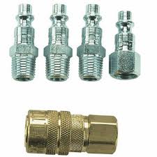 MILTON 5 pc. "M" Style 1/4" NPT Coupler Kit Made in U.S.A.