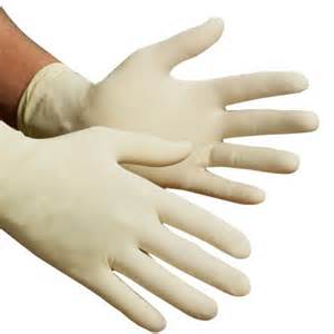 2125 LATEX POWDER FREE GLOVES LARGE WHITE 100 PC One Size Fits All In Box