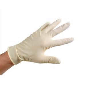 2150 LATEX PRE-POWDERED GLOVES LARGE WHITE 100 pc One Size Fits All In a Box