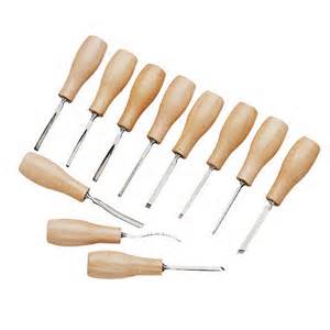 6742 11 pc Wood Carving Chisel Set