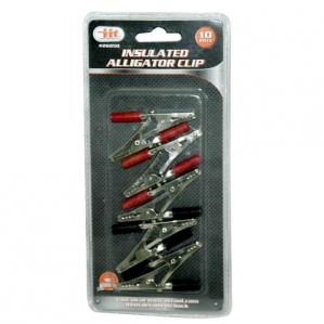 12PC INSULATED ALLIGATOR CLIP