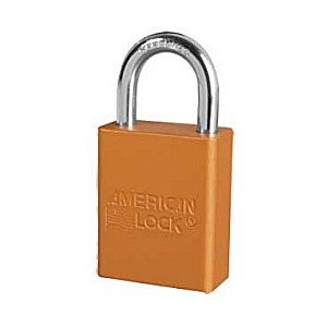 American Lock Solid Aluminum Lock Color: Orange