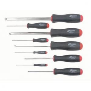 BONDHUS 9PC. BALLDRIVER SCREWDRIVER SET METRIC SIZES:1.5MM TO 10MM