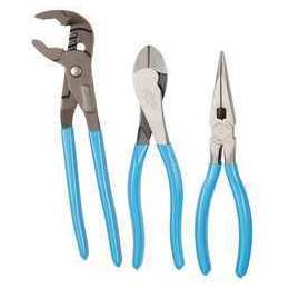 CHANNELLOCK 3PC GRIPLOCK PLIER SET MADE IN U.S.A. 