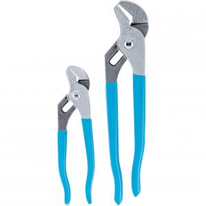 CHANNELLOCK 2PC TONGUE AND GROOVE PLIER SET MADE IN U.S.A. 