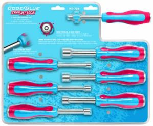 CHANNELLOCK Metric Code Blue Nut Driver Set Sizes: 5 MM to 11 MM