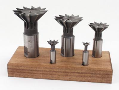 2-Piece HSS Dovetail Cutter Set – 1 X 45° & 1 X 60° Milling Tools By All Industrial Tool Supply
