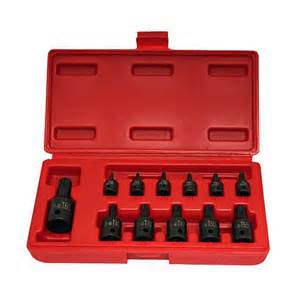 71100 GRIP 12 pc Impact Star Bit Set Sizes: T10 to T60