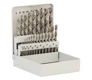 25PC METRIC HIGH SPEED DRILL SET 1MM TO 13MM